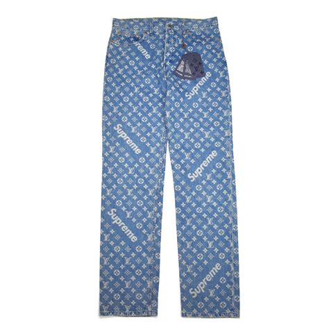 supreme x louis vuitton jas|Louis Vuitton sweatpants.